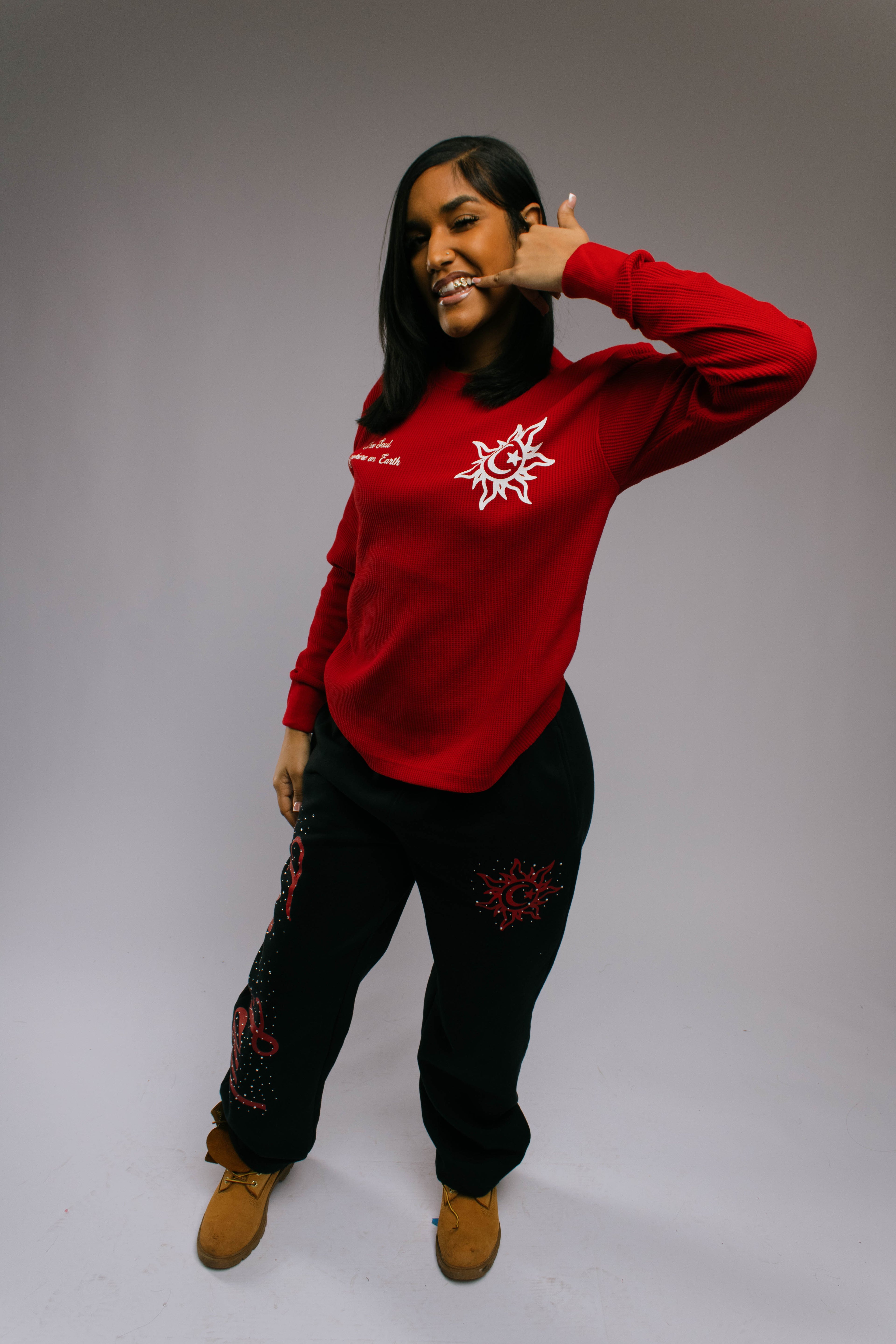 'Somewhere on Earth' Thermal Long Sleeves