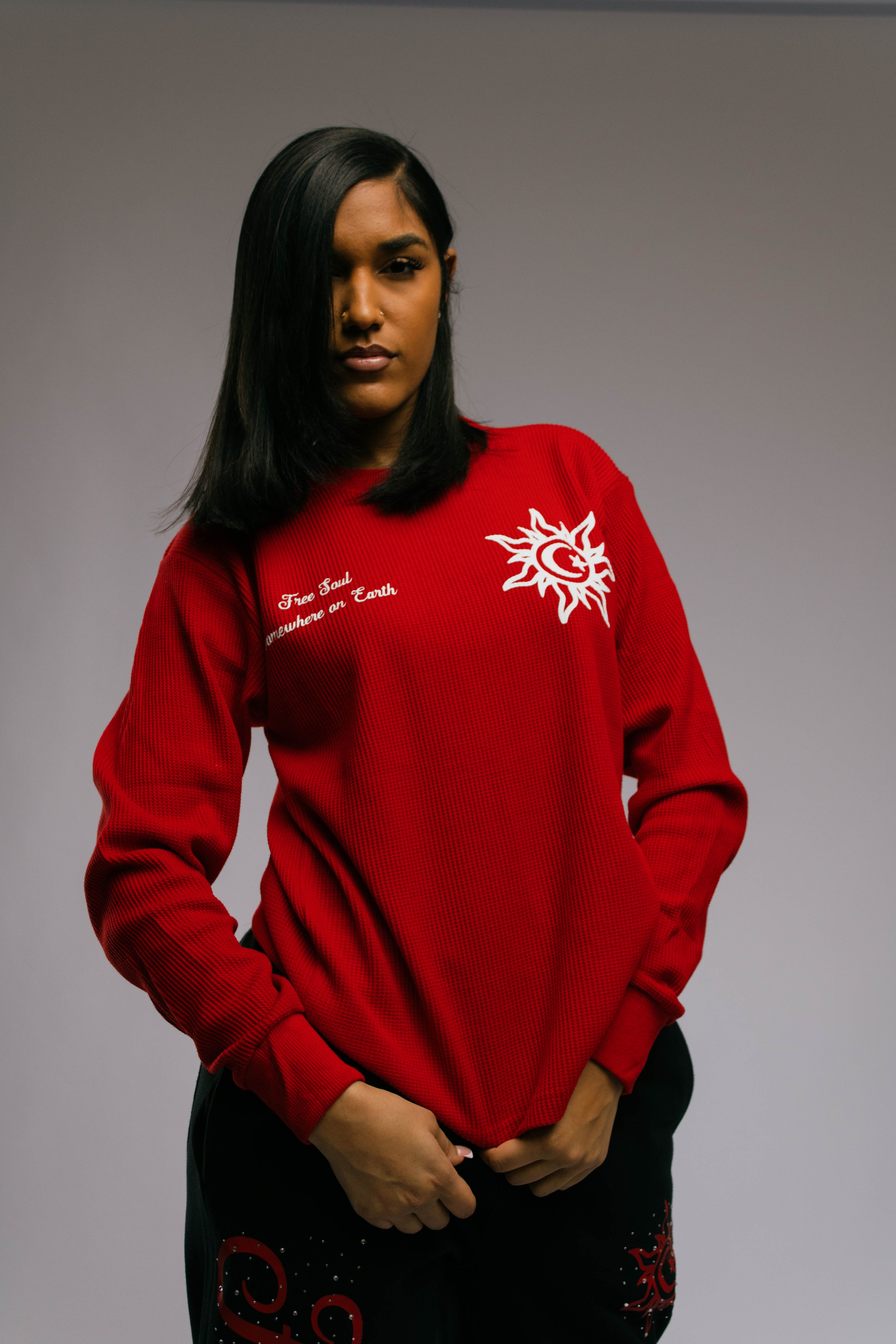 'Somewhere on Earth' Thermal Long Sleeves